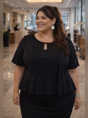 Additional Elle peplum top.